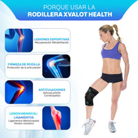 1 x RAW Customer Returns Xvalot Health - Orthopedic Meniscus and Ligament Knee Brace with Reinforcement Hinges - Knee Recovery and Rehabilitation - Maximum Help for Injury Prevention and Recovery. M  - RRP €39.0