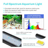 1 x RAW Customer Returns hygger 9W Aquarium LED Lighting, Aquarium LED Lamp with Timer, Dimmable, LED Aquarium Light with Adjustable Bracket for 28cm-48cm Aquarium Fish Tank Fish Plant White Blue Red Light  - RRP €27.99