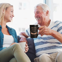 1 x RAW Customer Returns Joymaking Coffee Mug Father s Day Gift for Father from Daughter Birthday Gift Dad Mug with Saying - Father Daughter may not always agree but always have a heart and a soul, 400ml - RRP €18.99