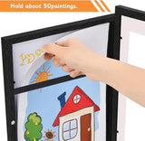 7 x Brand New Picture frame, fillable picture frame, picture frame children s drawings, children s art picture frame, art frame children, art frame front opening, hinged art photo frame for children s pictures A4, art frame - RRP €125.3