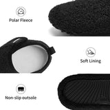 1 x RAW Customer Returns Heiiwarm slippers women plush slippers men slippers women winter fluffy slippers women slippers anti-slip light weight black 38 39 - RRP €11.68