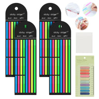 13 x Brand New 1800pcs Adhesive Markers for Books - Pastel - Waterproof - RRP €218.4