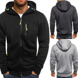 1 x RAW Customer Returns Loalirando Men s Sports Sweatshirt Jacket with Hood with Zip Pullover Hoodie Oversized Men s Coat - RRP €26.21