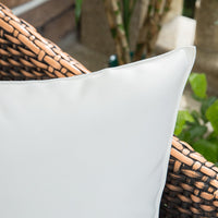 1 x RAW Customer Returns MIULEE Set of 4 waterproof cushion covers decorative cushion cover sofa cushion decorative couch cushion weatherproof cushion cover decorative cushion cover for sofa garden outdoor 45 x 45 cm off-white - RRP €21.99