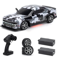 1 x RAW Customer Returns ACAMMZAR remote controlled car, 1 16 25KM H RC drift car, 4WD RC car with LED lights, two batteries, gifts for children and adults aged 4,5,6,7,8  - RRP €53.99