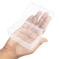 1 x RAW Customer Returns BELLE VOUS Small Plastic Storage Box Transparent with Hinged Lid 12 Pack 9 x 6 x 3.3 cm Mini Plastic Boxes for Small Beads, Pills, Jewelry, Screws Sorting Box, Craft Accessories - RRP €15.72