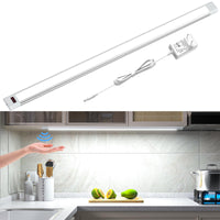 1 x RAW Customer Returns Hensam LED under-cabinet light kitchen, 60 cm dimmable LED cabinet lighting with sensor, hand wave activated, cupboard under-cabinet lights, white 6000K - RRP €30.24