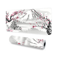 1 x RAW Customer Returns Giecy Gaming Mouse Pad XXL, Mousepad 900x400mm, Large Desk Pad with Non-Slip Rubber Base, Desk Mat for Keyboard, PC, Laptop Cherry Blossom  - RRP €18.14