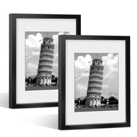 1 x Brand New Nacial 2 Pack Picture Frame Black A4, Picture Frame 21x30 Rframe A4 with Acrylic Glass Pane, Picture Frame Din A4 for Decoration - RRP €18.35