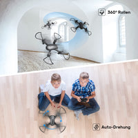 1 x RAW Customer Returns Holy Stone HS340 Mini Drone with Camera 720P HD Live Transmission for Children, RC FPV Quadcopter with 2 Batteries Long Flight Time, Mobile Phone Control, Throw Go, Tap-Fly,  Auto-Rotation, 3D Flips Beginners - RRP €60.49