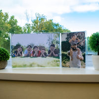 1 x RAW Customer Returns TRIXES A4 Acrylic Photo Frame - Multi-purpose magnetic glass effect picture frame, perfect for displaying on your desk, placing on your sideboard or displaying - RRP €28.15