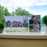 1 x RAW Customer Returns TRIXES A4 Acrylic Photo Frame - Multi-purpose magnetic glass effect picture frame, perfect for displaying on your desk, placing on your sideboard or displaying - RRP €28.15