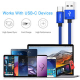 1 x RAW Customer Returns Basesailor USB C charging cable 3M 2 pieces, nylon type C fast charging cable for New Kindle Fire HD 10 9th 2019 8 10th 2020 11th Gen 2021, Samsung Galaxy Tab S7 S8 S9 A8 Lite FE, A54 A42 A34 A14 Plus S22 S23 Ultra - RRP €13.99