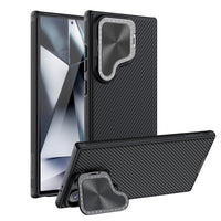 1 x RAW Customer Returns Nillkin Case Compatible with Samsung Galaxy S24 Ultra 6.8 inch , Camera Protection CamShield Prop Phone Case with Magnetic Camera Cover Stand, Anti-Spy Armor Protective Case, Black - RRP €22.18