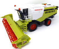 1 x RAW Customer Returns Brigamo toy combine harvester vehicle with trailer, 37 cm - RRP €37.1