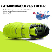 5 x RAW Customer Returns JABASIC Kids Comfortable Turf Football Shoes Sporty Sneakers 36EU, Lime  - RRP €196.55