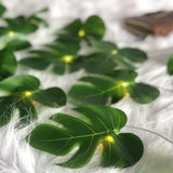 33 x Brand New Shengruili 4M leaf light, leaf fairy lights, 20LED monstera fairy lights, solar fairy lights outdoor, artificial green leaves, for wedding, office, garden, party, wall decoration - RRP €598.62