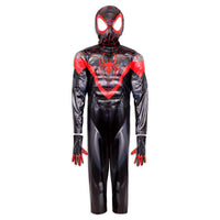 1 x RAW Customer Returns Disney Store Official Miles Morales Spiderman Costume Kids Costume 3 Piece Superhero Suit Costume set includes a padded muscle suit, gloves and head mask - RRP €19.2