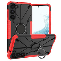 1 x Brand New LiuShan Case for Samsung Galaxy S23 Plus, Shockproof Protective Case with 360 Rotation Ring TPU Bumper Armor Protection Case for Samsung Galaxy S23 Plus, Red - RRP €12.98