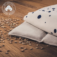 1 x RAW Customer Returns Blumtal XXL grain pillow 50x20cm - alternative to cherry stone pillow for neck and shoulder, for the microwave, cover made of 100 cotton, removable and washable, heat pad made of wheat grains - RRP €12.99