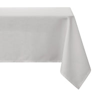 1 x RAW Customer Returns Deconovo Linen Look Tablecloth Water-Repellent Tablecloth Lotus Effect, 130x220 cm, Light Grey - RRP €23.1