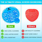 1 x RAW Customer Returns Deuvuo Urinal Screen With Fragrance, 15 Pack Urinal Screen Deodorizer Blocks 3D Waves Anti Splash Odor Protection for Toilets, Bathrooms, Office Hotels Long-lasting Fragrance - RRP €24.99