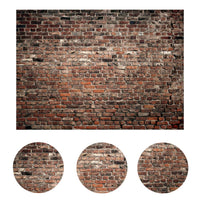 1 x RAW Customer Returns LYWYGG 10x8FT Brick Wall Photo Backdrop Brown Brick Wall Family Celebration Party Background Baby Prop Photography Brown Background Photo Studio Background Studio Backdrop CP-312-1008 - RRP €42.99