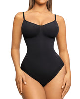 1 x RAW Customer Returns FeelinGirl Shapewear Women s Body Shaper Seamless Tummy Control Bodysuit Underpants Crotch with Button Closure Corset Body with Adjustable Shoulder Straps Black M L - RRP €33.3