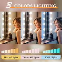 1 x RAW Customer Returns Winzwon birthday gift for women, LED mirror light, gifts for girlfriend, mom, dressing table lighting make-up light mirror lamp makeup lamp without mirror  - RRP €19.99