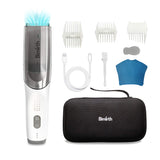 1 x RAW Customer Returns Bimirth Kids Hair Trimmer, Vacuum Baby Hair Trimmer, Quiet Kids Hair Trimmer, Silent Hair Trimmer for Children, Waterproof, Cordless, USB Quick Rechargeable, 3 Guide Combs Vacuum  - RRP €36.99