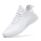 1 x RAW Customer Returns EGMPDA Shoes Men s Sneakers Running Shoes Sneakers Sports Shoes Men s Running Shoes Outdoor Fitness Gym Shoes Men s Sneakers white 43 - RRP €38.99