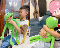 1 x RAW Customer Returns Hand Puppet Kermit Frog Cuddly Toy for Children Baby Birthday Gift Kermit the Frog Plush Toy 23.6inch - RRP €21.0