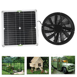 1 x RAW Customer Returns VBESTLIFE Solar Panel Fan, 3000RPM Waterproof Greenhouse Fan with Metal Guard Grille Suitable for Small Chicken Coops, Sheds, Pet Houses, Window Exhaust - RRP €42.43