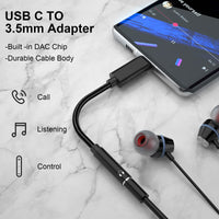 1 x RAW Customer Returns USB C Headphone Adapter USB C to 3.5mm Jack Adapte USB Type C Jack Audio Aux Adapter for iPhone 15 Xiaomi 12 Pixel 8 7 6a Samsung Galaxy S24 A53 A54 A33 S23 FE S22 S21 Ultra S20 OnePlus Nord 2T 11 - RRP €10.07