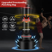 1 x RAW Customer Returns Punching Bag Standing Adult 70 - Heavy Punching Boxing Bag with Boxing Gloves and Electric Air Pump, Women Men Stand Kickboxing Bags for Training MMA Muay Thai Fitness Beginners - RRP €59.0