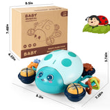 4 x Brand New Tigerhu Baby Toys from 6 12 Months Girl Boy Crawling Ladybug Gifts from 1 2 Years, with Lights, Music and Interactive System, - RRP €66.88