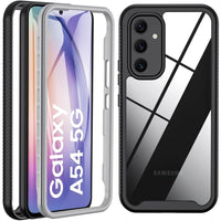 1 x RAW Customer Returns For Samsung A54 Case, Mobile Phone Case Samsung Galaxy A54, 360 All-Round Protection Military Protection All-Round Protection Shockproof Robust Bumper Case with Built-in Screen Protector Samsung A54 Protective Case  - RRP €17.99