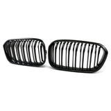 1 x RAW Customer Returns TOPTHAN Suitable for BMW 1 Series F20 F21 2015 2016 2017 2018 2019 Front Kidney Radiator Grille Kidney Black Gloss Radiator Front Double Ribs Grill Left Right - RRP €42.28