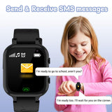 1 x RAW Customer Returns ELEJAFE Smartwatch Kids, Children Smartwatch Phone with Call Function 25 Games SMS SOS Camera Music Alarm Clock Pedometer, Smartwatch with SIM Card for Girls and Boys 3-12 Years Gift - RRP €32.99