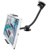 1 x RAW Customer Returns APPS2Car Car Phone Holder, 360 Tablet Holder Windshield, Dashboard Car, Suction Cup Car Holder, Compatible for iPad, iPhone, Samsung and Devices from 4 to 11 inches - RRP €18.99