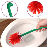 1 x RAW Customer Returns 1 piece toilet brush set in cherry shape, toilet brush cleaning brush toilet cleaning brushes toilet brush set toilet brush cherry toilet brush long handle curved brush with holder for bathroom - RRP €18.99