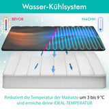 1 x RAW Customer Returns Adamson B10 Bed Cooling System - Twin 75 L x 39 W - 100 Cotton Mattress Cooling Bed Pad for Night Sweats - Water Bed Cooler Ideal for Hot Sleepers - 5-Year Warranty - Black - RRP €229.97