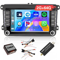 1 x RAW Customer Returns Inefala 2G 64G car radio for VW Skoda Seat Golf 5 6 Passat Polo Tiguan with Wireless Car Play and Android Auto 7 HD Touchscreen Radio with DAB Navi WiFi RDS FM SWC USB BT Hi-Fi Canbus reversing camera - RRP €12.0