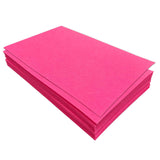 12 x Brand New Felt for Crafts, 32 Pieces Felt Fabric, 17.78 28.7cm Hard Felt Sheets, Felt for Sewing Embroidery and Party Decorations Dark Pink  - RRP €123.12