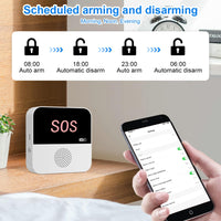 1 x RAW Customer Returns Emergency call button for seniors, Tuya WiFiSmart senior emergency call, senior emergency call,internal emergency call button for seniors, emergency call bell alert system for older patients, receiver 1 call button 1 - RRP €37.99