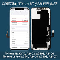 1 x RAW Customer Returns GOLDWANGWANG Display for iPhone 12 12 PRO Screen, 6.1 Full HD 3D Touch LCD Retina Digitizer Replacement Parts with Repair Tools - RRP €40.33