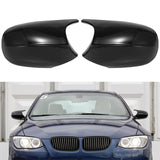 1 x RAW Customer Returns Rearview Mirror Cover Replacement for BMW E81 E82 E87 E88 E90 E91 E92 E93 2010-2013 LCI Model, Car Mirror Caps ABS Rearview Mirror Cap Replacement Accessories Black  - RRP €57.28