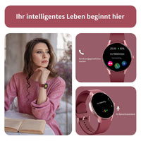 1 x RAW Customer Returns BingoFit Smartwatch for women with telephone function,1.43AMOLED touchscreen fitness watch, fitness tracker with heart rate monitor, sleep monitoring, blood pressure SpO2, 50 sports  pedometer watch for women and men - RRP €44.36