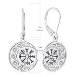 1 x RAW Customer Returns JO WISDOM hanging earrings 925 sterling silver moon earrings for women - RRP €78.04