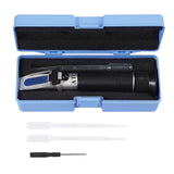 1 x RAW Customer Returns Proster Alcohol Refractometer Professional with ATC Alcohol 0-80 Refractometer Portable for Alcohol Concentration Wine Liquor Grape Juice Beer Fruit - RRP €24.47